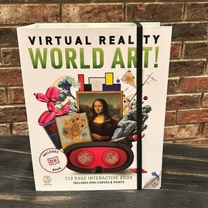 Virtual Reality World Art! Illustrated Interactive VR Book STEM Learning Set new